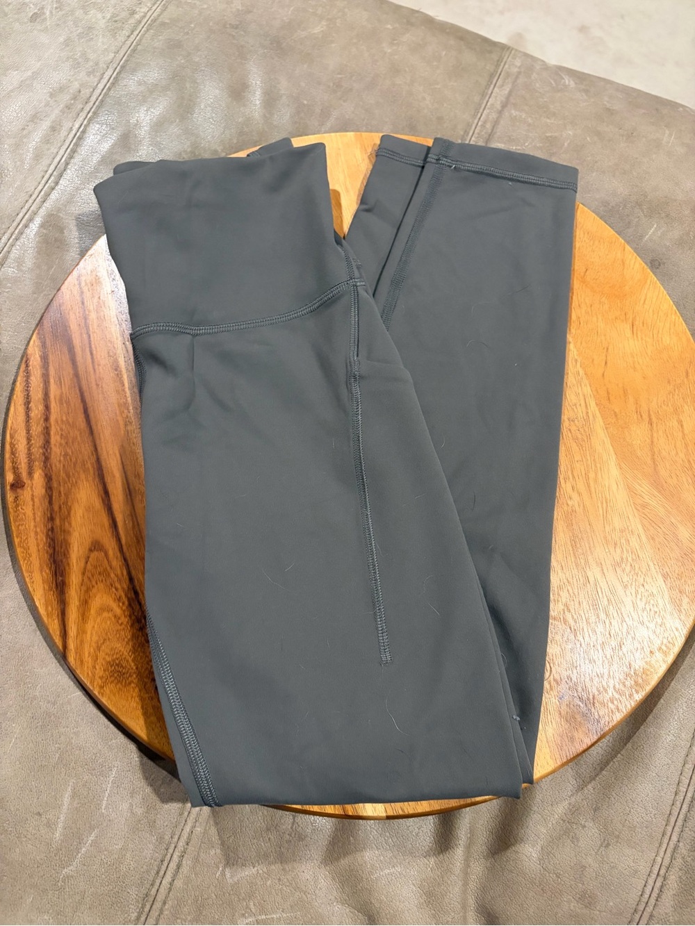 lululemon athletica align olive leggings 3/4 length